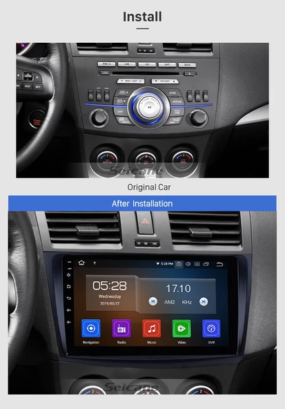 AVGO MAZDA 3 2010-2013 MULTİMEDYA NAVİGASYON USB KAMERA CARPLAYER - Resim 2