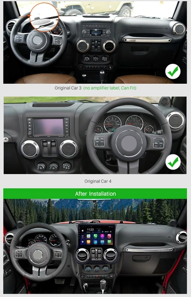 DARWİLL JEEP WRANGLER 2015-2018 MULTİMEDYA NAVİGASYON USB KAMERA CARPLAYER - 2