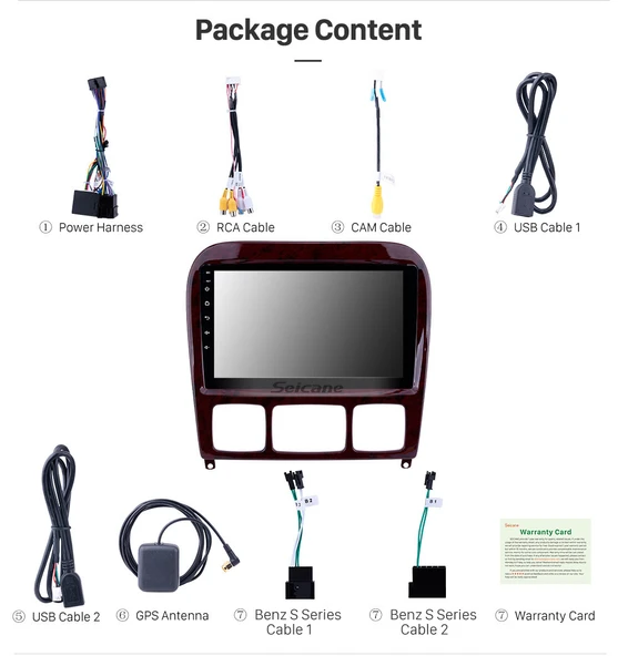 DVNOX MERCEDES S 2006+ MULTİMEDYA NAVİGASYON USB KAMERA CARPLAYER - Resim 3