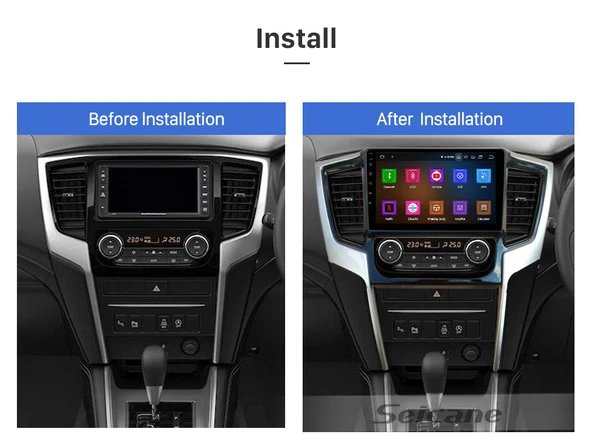 DARWİLL MITSUBISHI TRITON 2019+ MULTİMEDYA NAVİGASYON USB KAMERA CARPLAYER - 2