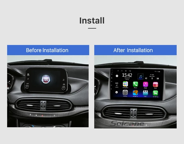 DVNOX FIAT EGEA 2016-2020 MULTİMEDYA NAVİGASYON USB KAMERA CARPLAYER - Resim 2
