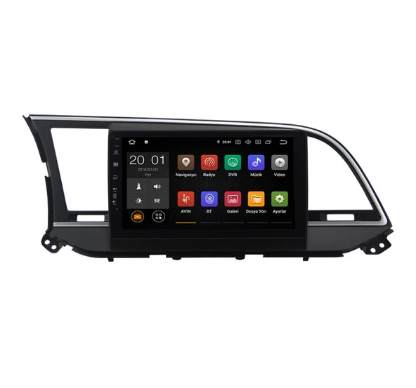 DARWİLL HYUNDAI ELENTRA 2019+ MULTİMEDYA NAVİGASYON USB KAMERA CARPLAYER ürün görseli 1