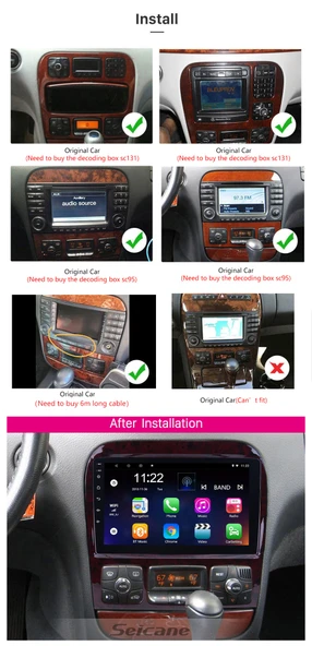 DVNOX MERCEDES S 2006+ MULTİMEDYA NAVİGASYON USB KAMERA CARPLAYER - Resim 2