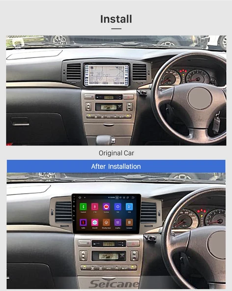 DVNOX TOYOTA COROLLA 2007+ MULTİMEDYA NAVİGASYON USB KAMERA CARPLAYER - Resim 2