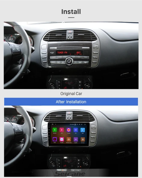 DARWİLL FIAT BRAVO 2006+ MULTİMEDYA NAVİGASYON USB KAMERA CARPLAYER - Resim 2