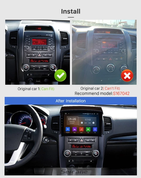 DVNOX KIA SORENTO 2009-2012 MULTİMEDYA NAVİGASYON USB KAMERA CARPLAYER - Resim 2