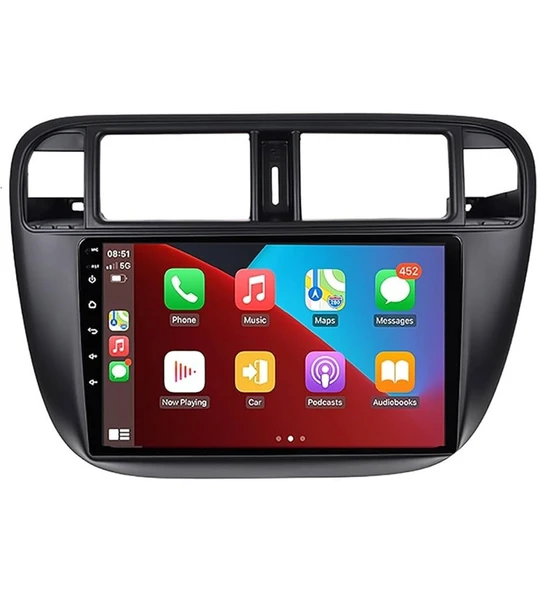 DVNOX HONDA CIVIC 1996-2001 MULTİMEDYA NAVİGASYON USB KAMERA CARPLAYER ürün görseli 1
