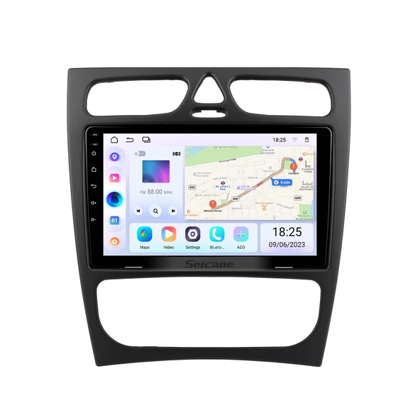 DVNOX MERCEDES BENZ C CLK 2002-2004 MULTİMEDYA NAVİGASYON USB KAMERA CARPLAYER ürün görseli