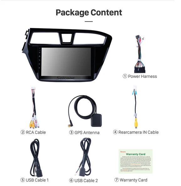 DARWİLL HYUNDAI İ20 2015-2017 MULTİMEDYA NAVİGASYON USB KAMERA CARPLAYER - Resim 3