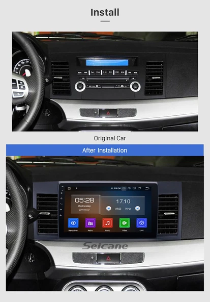 DVNOX MITSUBISHI LANCER 2010+ MULTİMEDYA NAVİGASYON USB KAMERA CARPLAYER - Resim 2