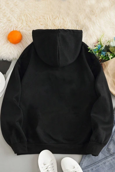 Unisex Panda Baskılı Oversize Sweatshirt - 2
