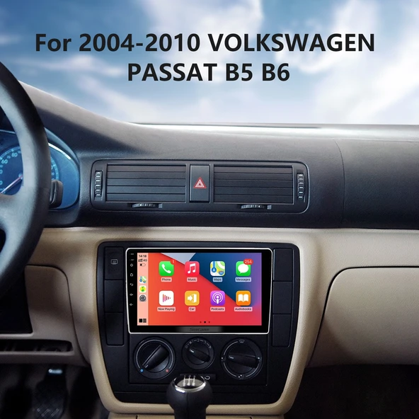 Necvox VW PASSAT B5/B6 2004-2010 MULTİMEDYA NAVİGASYON USB KAMERA CARPLAYER ürün görseli