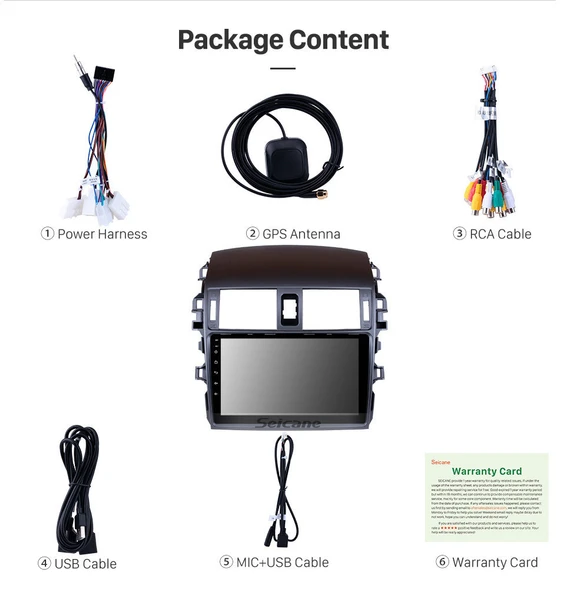 DARWİLL TOYOTA COROLLA 2007-2012 MULTİMEDYA NAVİGASYON USB KAMERA CARPLAYER - Resim 3