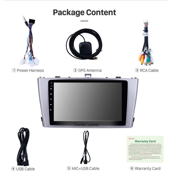 Necvox TOYOTA AVENSIS 2009-2015 MULTİMEDYA NAVİGASYON USB KAMERA CARPLAYER - Resim 4