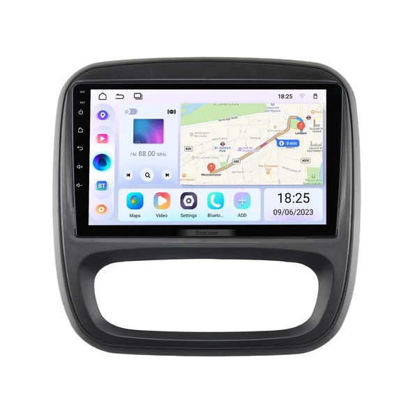 Necvox RENAULT TRAFIC 2015+ MULTİMEDYA NAVİGASYON USB KAMERA CARPLAYER
