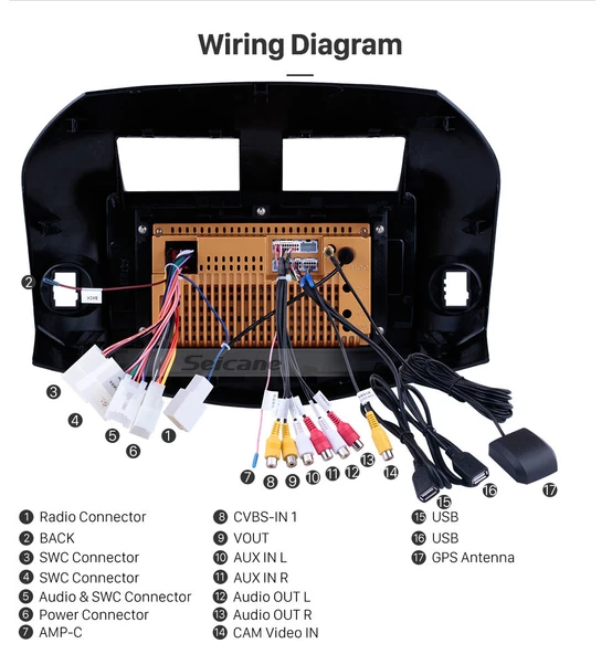 DARWİLL TOYOTA RAV4 2007-2012 MULTİMEDYA NAVİGASYON USB KAMERA CARPLAYER - Resim 4