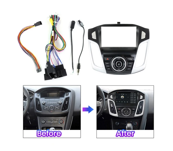Fimex FORD FOCUS 3 2012-2017 MULTİMEDYA NAVİGASYON USB KAMERA CARPLAYER 4 RAM - 2