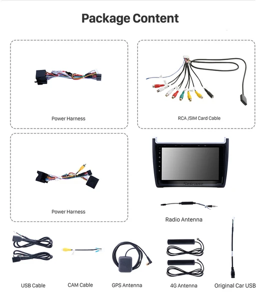 DARWİLL VW POLO 2012+ MULTİMEDYA NAVİGASYON USB KAMERA CARPLAYER - 3