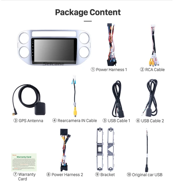 DARWİLL VW TIGUAN 2010 MULTİMEDYA NAVİGASYON USB KAMERA CARPLAYER - Resim 3