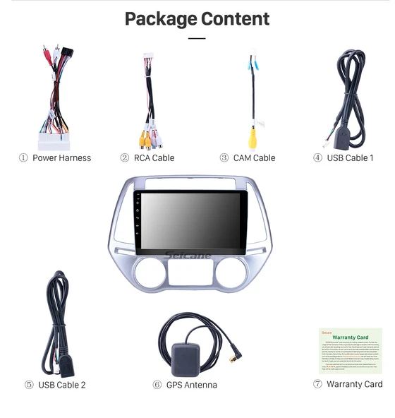 Fimex HYUNDAI İ20 ANALOG/DIGITAL CLIMATE 2008-2012 MULTİMEDYA NAVİGASYON USB KAMERA CARPLAYER 4 RAM - Resim 3