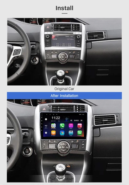 Fimex TOYOTA VERSO 2009-2018 MULTİMEDYA NAVİGASYON USB KAMERA CARPLAYER 4 RAM - Resim 2
