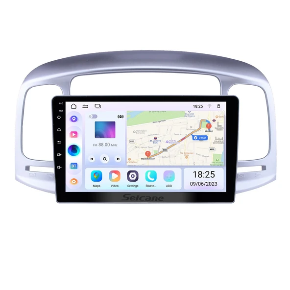 Fimex HYUNDAI ACCENT 2009+ MULTİMEDYA NAVİGASYON USB KAMERA CARPLAYER 4 RAM