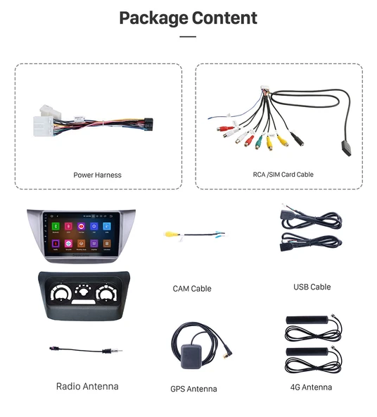 Navigold MITSUBISHI L-200 2006+ MULTİMEDYA NAVİGASYON USB KAMERA CARPLAYER 4 RAM - Resim 4