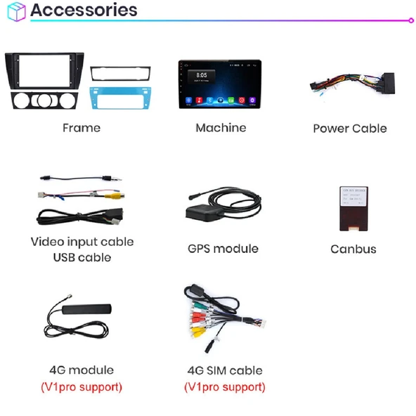 Navigold BMW E90-91-92-93 2004-2012 MULTİMEDYA NAVİGASYON USB KAMERA CARPLAYER 4 RAM - Resim 3