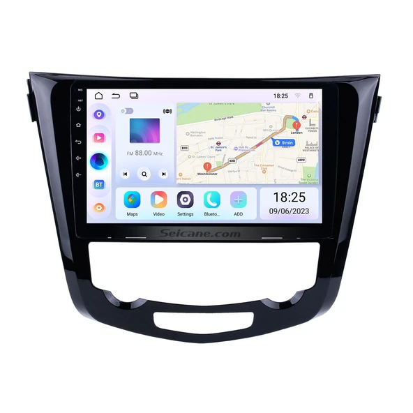 Fimex NISSAN QASHQAI DIGITAL A/C 2014+ MULTİMEDYA NAVİGASYON USB KAMERA CARPLAYER 4 RAM