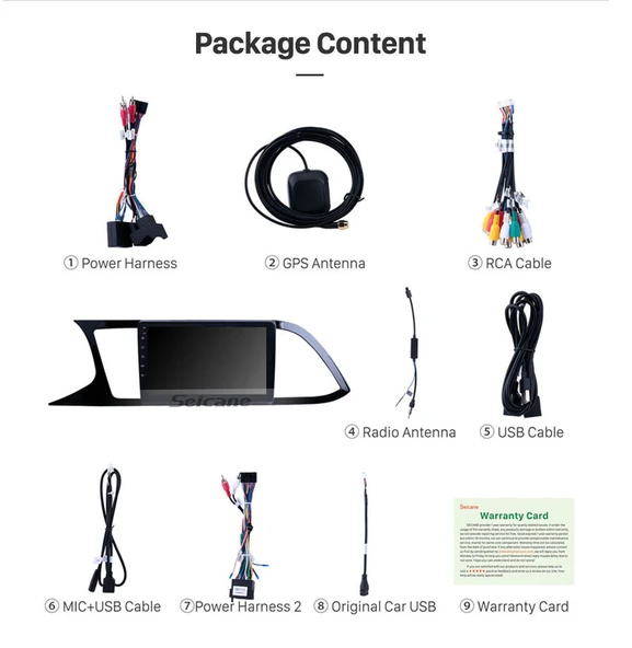 Fimex SEAT LEON 2018+ MULTİMEDYA NAVİGASYON USB KAMERA CARPLAYER 4 RAM - Resim 2