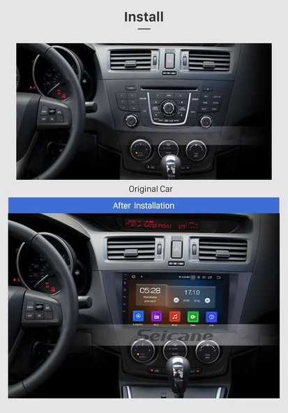 Fimex MAZDA 5 2011+ MULTİMEDYA NAVİGASYON USB KAMERA CARPLAYER 4 RAM - 2