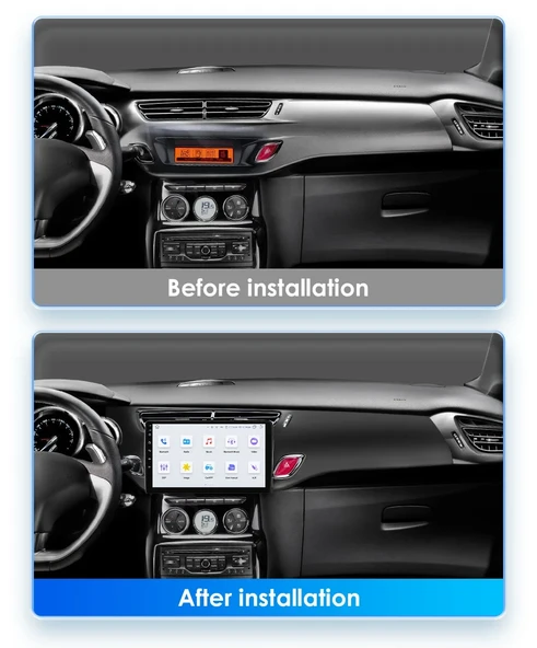 AVGO CITROEN C3 2010-2016 MULTİMEDYA NAVİGASYON USB KAMERA CARPLAYER 4 RAM - Resim 3