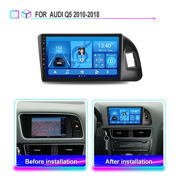 Navixx AUDI Q5 2009-2018 MULTİMEDYA NAVİGASYON USB KAMERA CARPLAYER 4 RAM ürün görseli