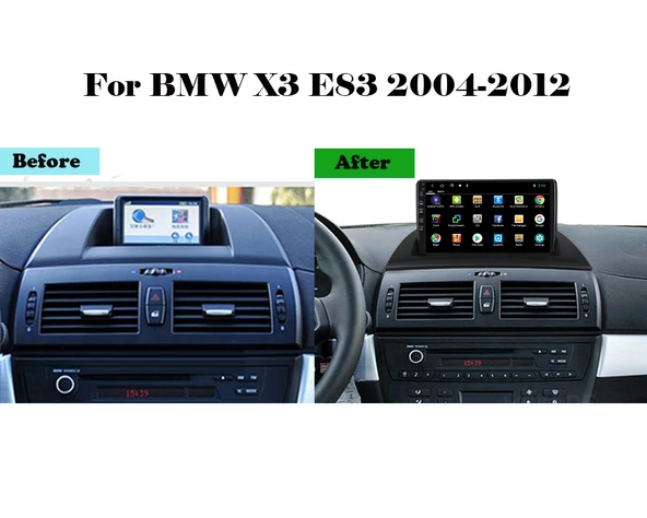 AVGO BMW X3-E83 2006-2010 MULTİMEDYA NAVİGASYON USB KAMERA CARPLAYER 4 RAM - Resim 3