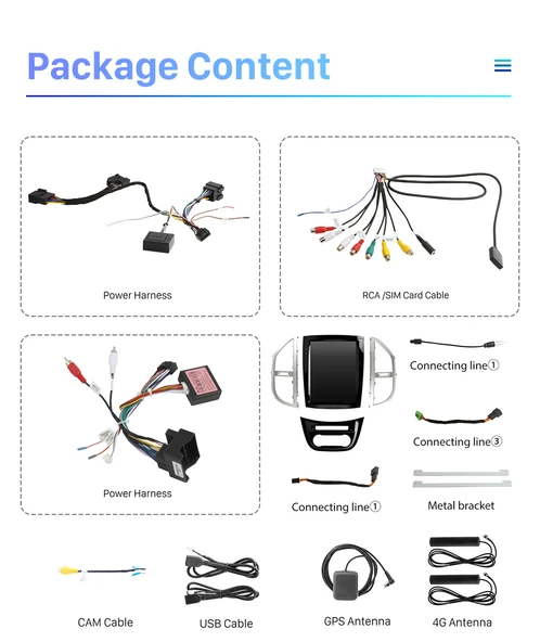 AVGO MERCEDES VITO W447 2014-2021 MULTİMEDYA NAVİGASYON USB KAMERA CARPLAYER 4 RAM - 4