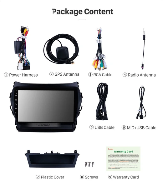 AVGO HYUNDAI SANTAFE 2013-2016 MULTİMEDYA NAVİGASYON USB KAMERA CARPLAYER 4 RAM - Resim 3