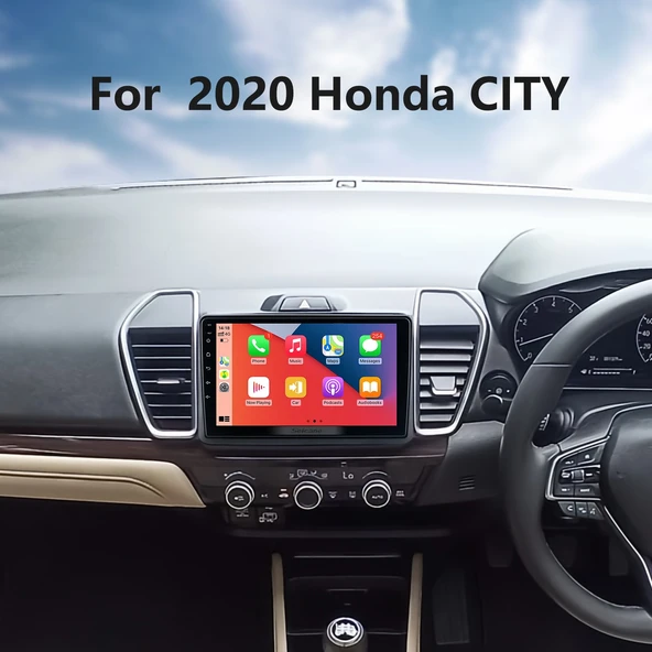 DVNOX HONDA CITY 2020+ MULTİMEDYA NAVİGASYON USB KAMERA CARPLAYER 4 RAM ürün görseli