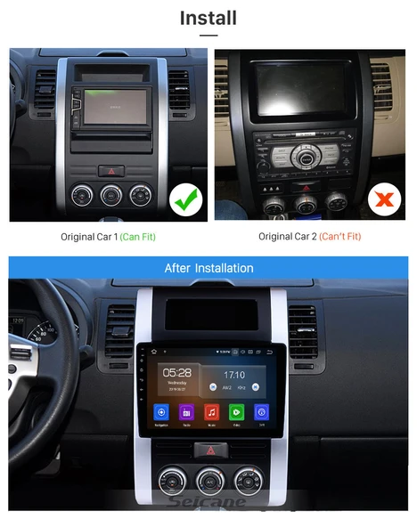 DVNOX NISSAN X-TRAIL 2008-2012 MULTİMEDYA NAVİGASYON USB KAMERA CARPLAYER 4 RAM - Resim 2