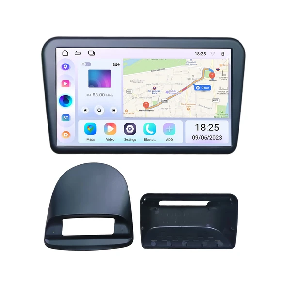DVNOX RENAULT CLIO 2 2005-2014 MULTİMEDYA NAVİGASYON USB KAMERA CARPLAYER 4 RAM