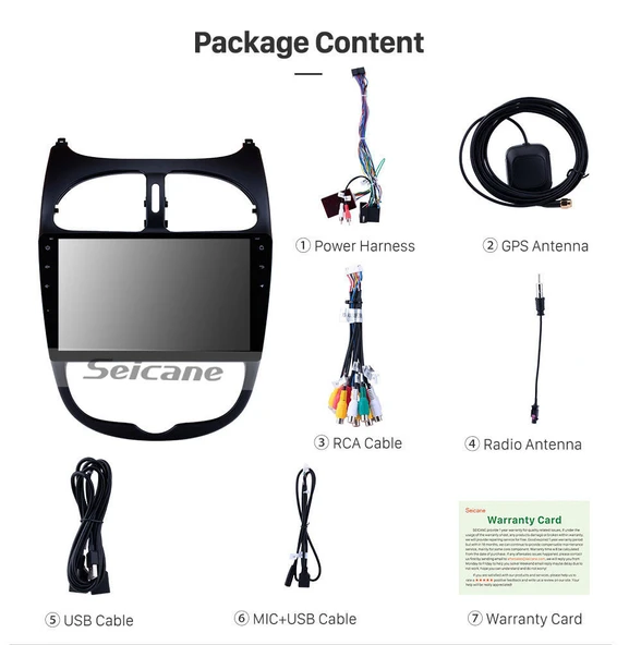 Navixx PEUGEOT 206 2002-2010 MULTİMEDYA NAVİGASYON USB KAMERA CARPLAYER 4 RAM - Resim 3