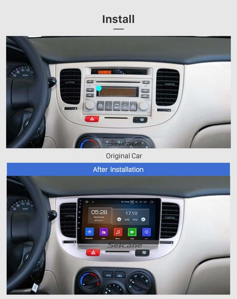 DVNOX KIA RIO 2007+ MULTİMEDYA NAVİGASYON USB KAMERA CARPLAYER 4 RAM - Resim 2