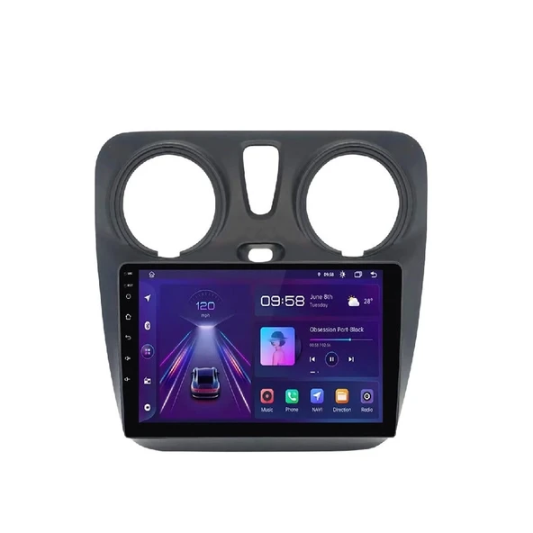 DVNOX DACIA DOKKER 2012-2020 MULTİMEDYA NAVİGASYON USB KAMERA CARPLAYER 4 RAM ürün görseli