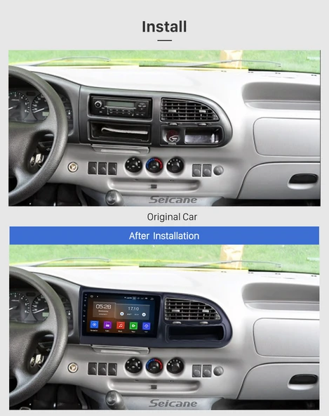 DVNOX FORD TRANSİT 2009-2015 MULTİMEDYA NAVİGASYON USB KAMERA CARPLAYER 4 RAM - 2