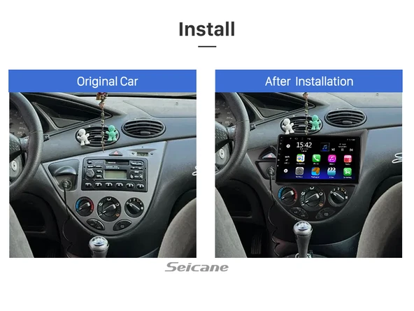 DARWİLL FORD FOCUS 1998-2005 MULTİMEDYA NAVİGASYON USB KAMERA CARPLAYER 4 RAM - Resim 2