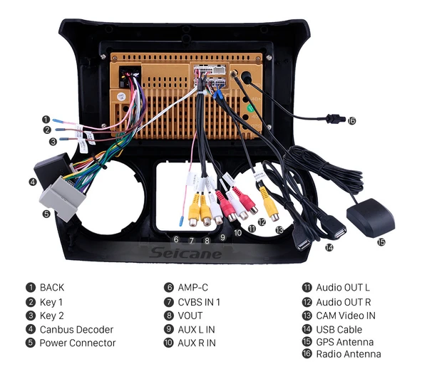 DARWİLL JEEP WRANGLER 2015-2018 MULTİMEDYA NAVİGASYON USB KAMERA CARPLAYER 4 RAM - Resim 4