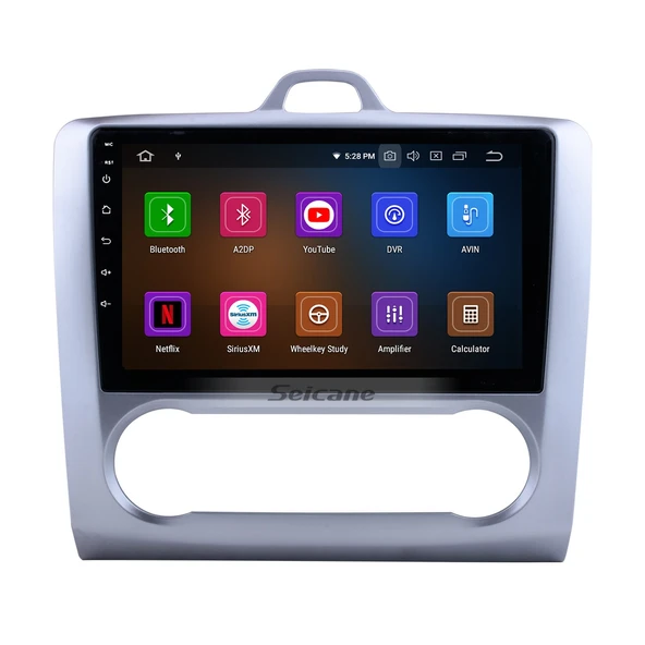 Necvox FORD FOCUS 2 DİJİTAL 1999-2008 MULTİMEDYA NAVİGASYON USB KAMERA CARPLAYER 4 RAM
