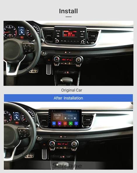 Necvox KIA RIO PICANTO 2017+ MULTİMEDYA NAVİGASYON USB KAMERA CARPLAYER 4 RAM - Resim 2