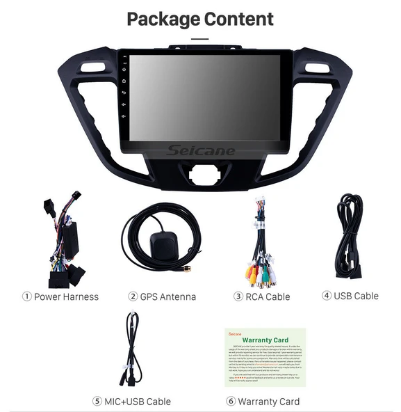 DARWİLL FORD TOURNEO 2017+ MULTİMEDYA NAVİGASYON USB KAMERA CARPLAYER 4 RAM - Resim 3