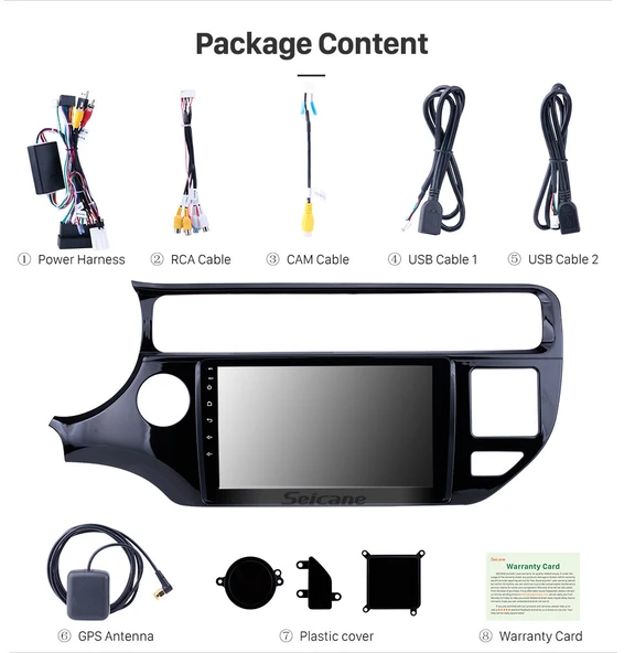 Necvox KIA RIO 2015-2016 MULTİMEDYA NAVİGASYON USB KAMERA CARPLAYER 4 RAM - Resim 3