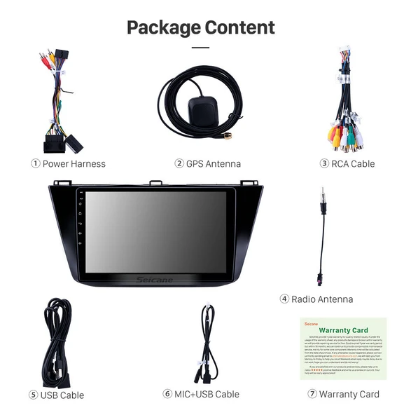 Necvox VW TIGUAN 2017+ MULTİMEDYA NAVİGASYON USB KAMERA CARPLAYER 4 RAM - Resim 3